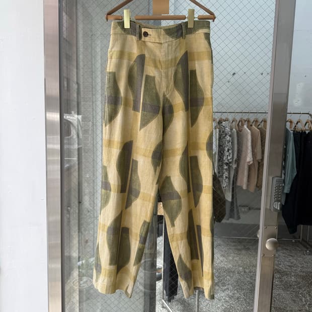 INSCRIRE Geometric Print Easy Trousers