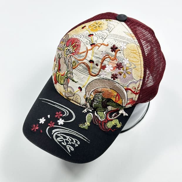 JPN 재팬빈티지 이레즈미 자수 메쉬 트러커캡