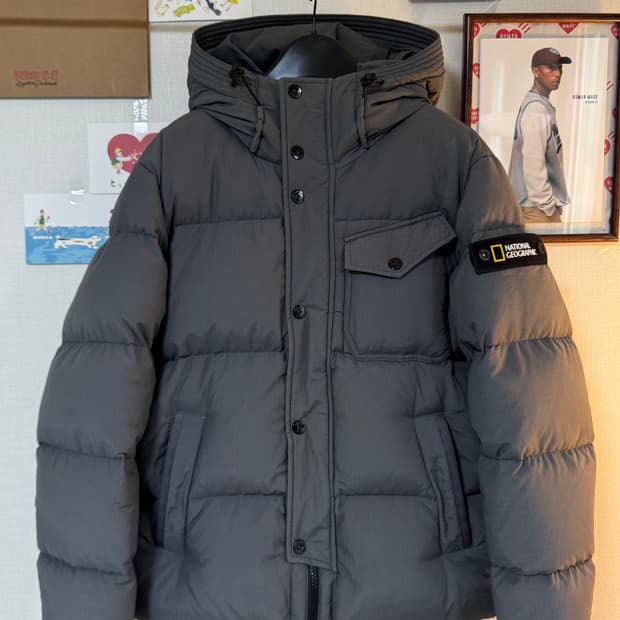  (XL)내셔널지오그래픽 에어로윙 포켓 구스다운 패딩