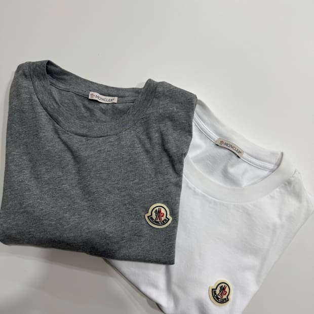 몽클레어 moncler 기본로고 반팔티 2개일괄