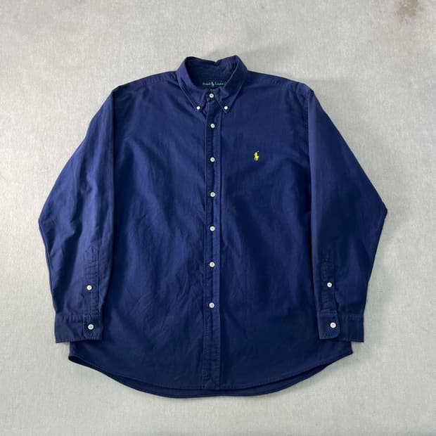 105 폴로랄프로렌 코튼 네이비 셔츠