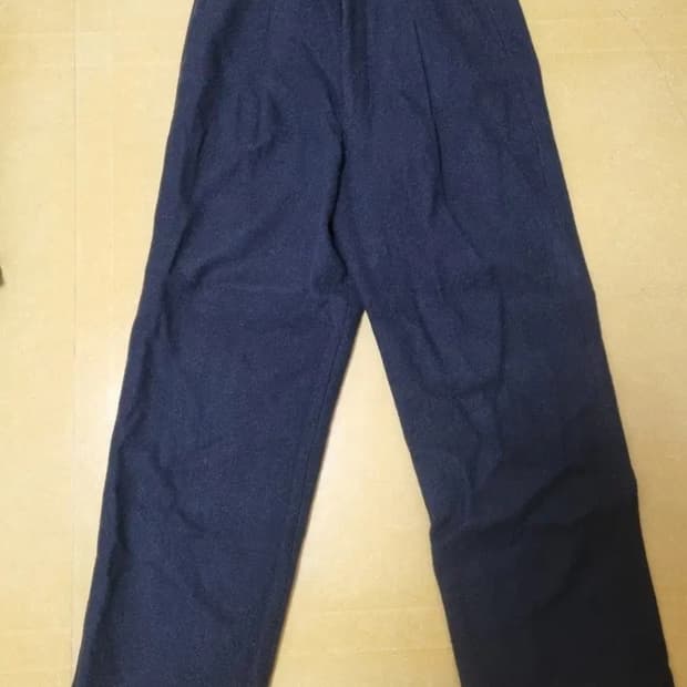 토마스모어 스콧 울 밴딩 팬츠 네이비