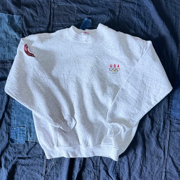 90‘s Hanes U.S.A 올림픽 심볼 스웻셔츠 L