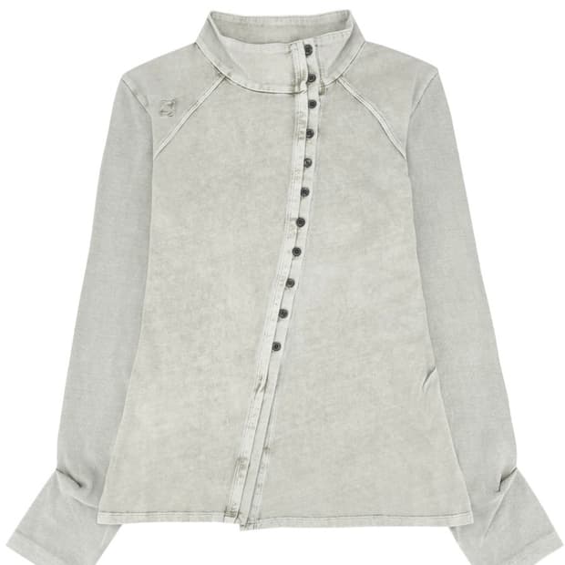 미스치프 워시드 저지 셔츠 라이트 베이지 M