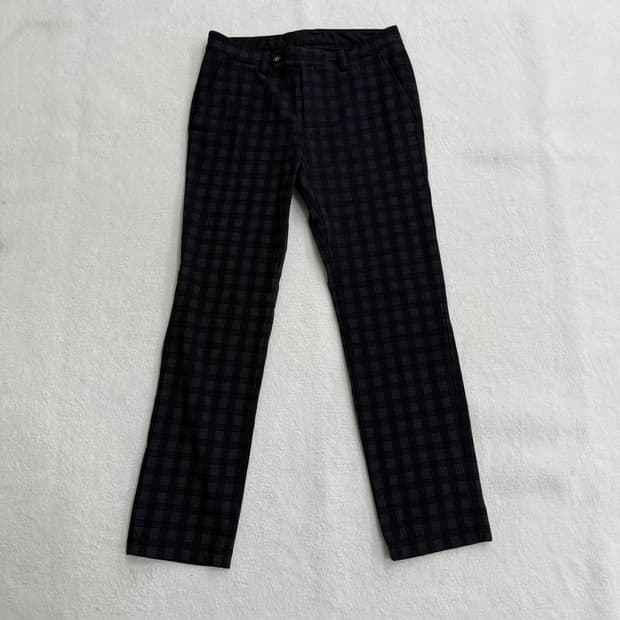 82 JDX 체크패턴 코튼 팬츠 0316T