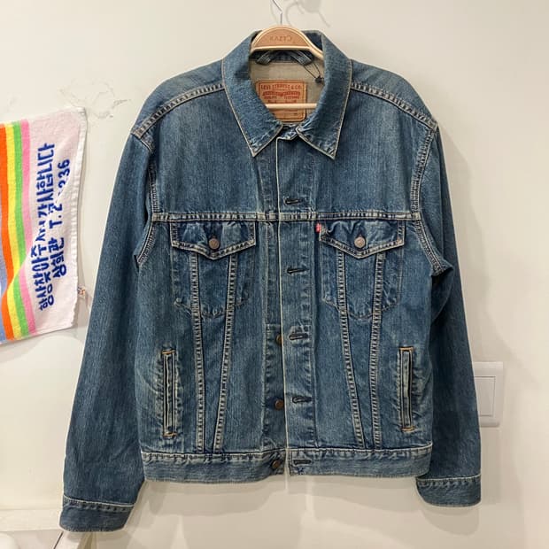 35 리바이스 데님 청자켓 빈티지
