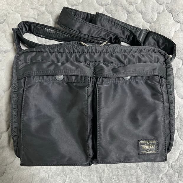 Porter 요시다 포터 탱커 숄더백 블랙 L