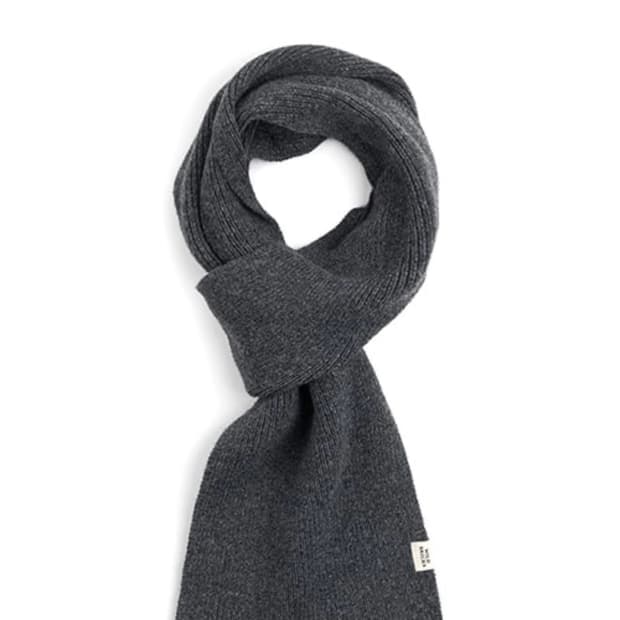 CASHMERE BLEND KNIT MUFFLER