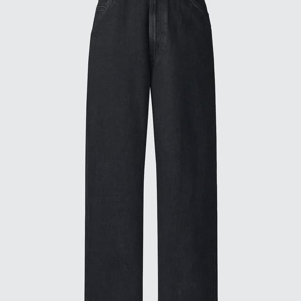 와이드핏컬러진 다크 그레이