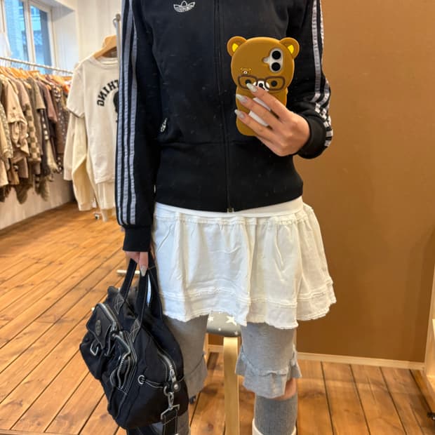 아디다스 큐빅 실버 트랙 져지