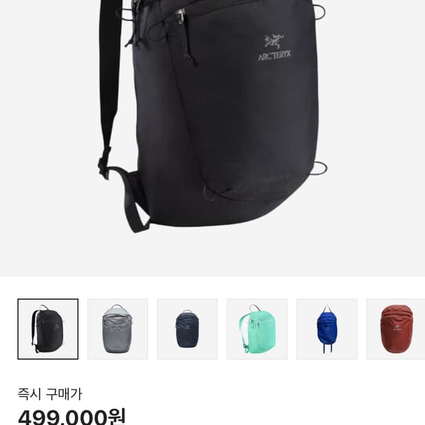 아크테릭스 인덱스15 백팩