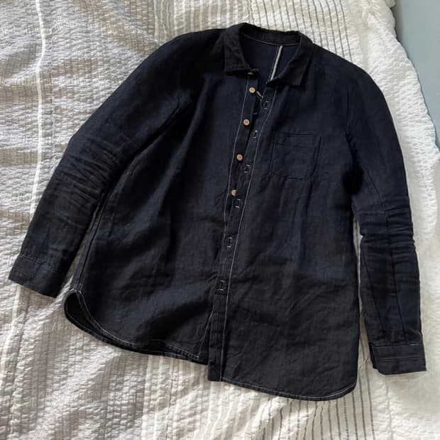 Project by h 홍차염색 리넨 셔츠