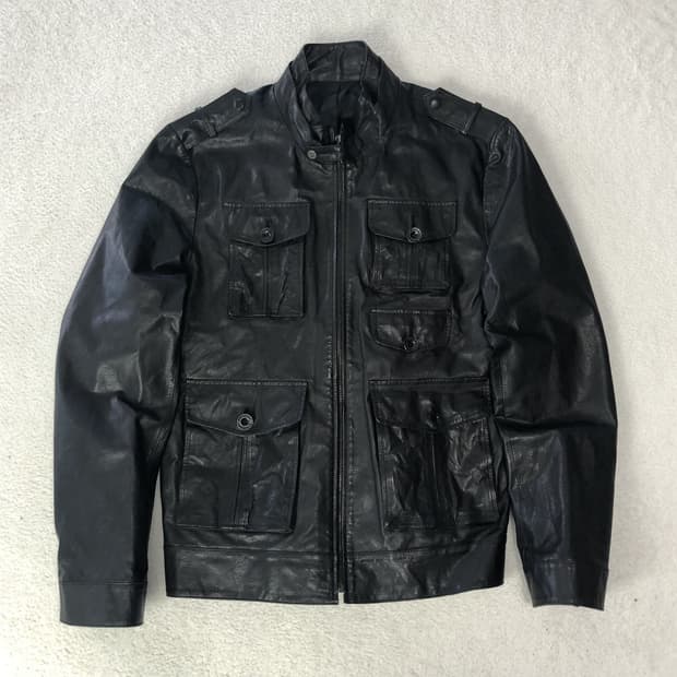 킨로치 에디슬리먼맛 레더자켓 