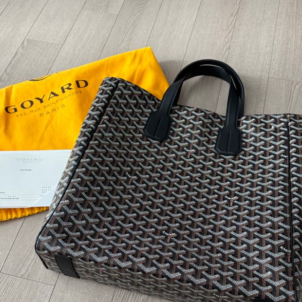 고야드 볼테르 토트백 블랙