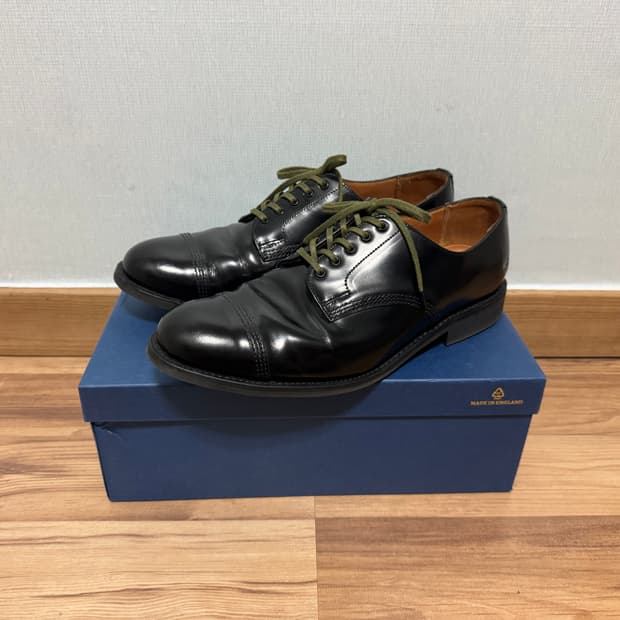 샌더스 밀리터리 캡토 더비 UK9.5