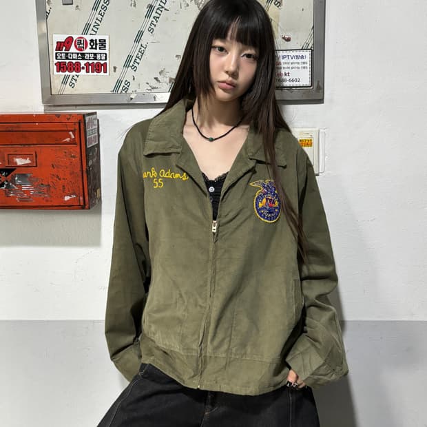 90s 아메리칸빈티지 FFA 코듀로이 카키jk 