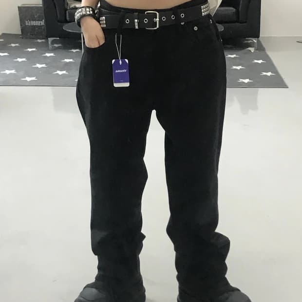 에드윈 403 블랙 팬츠