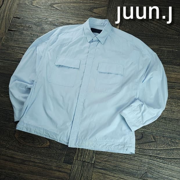 [JUUN.J] 준지 23 FW 스트링 셔츠 스카이 P02010