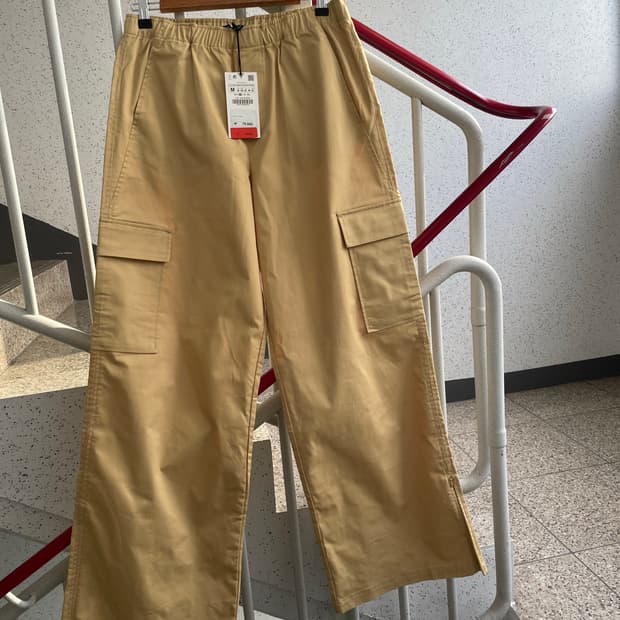 zara beige pants