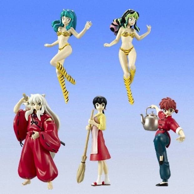 극레어/미개봉/개당판매) 루미코 월드 피규어 3종 란마 이누야샤 메종일각