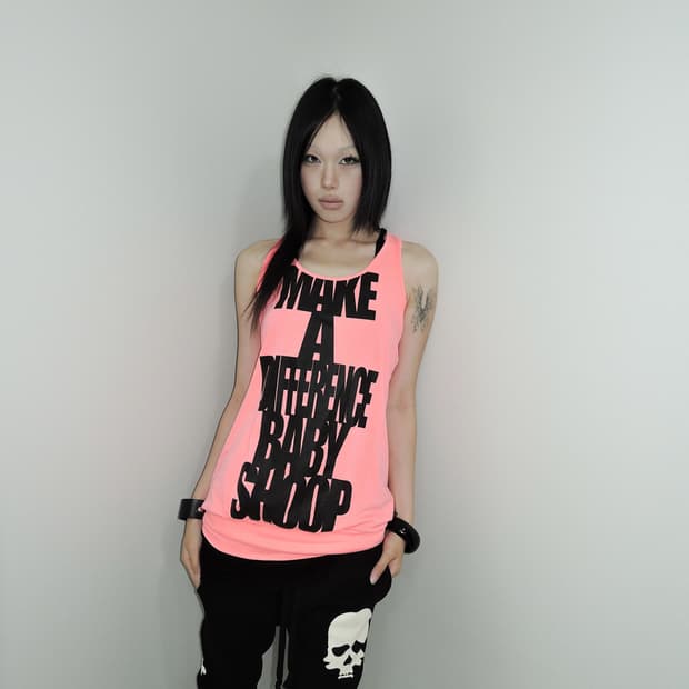 2Way Halter-neck Neon pink Top