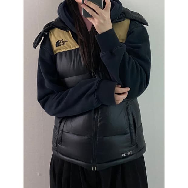 노스페이스 패딩조끼