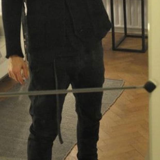 Boris bidjan saberi p-13 waxed pants