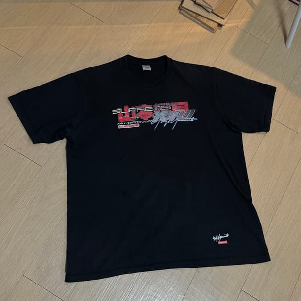 [XL] 슈프림 x 요지 야마모토 22fw 철권 티셔츠 블랙