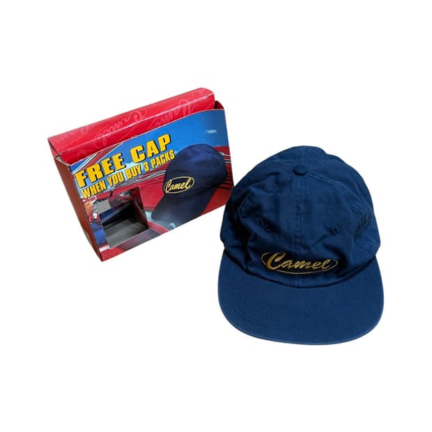 90s camel 카멜 네이비 모자
