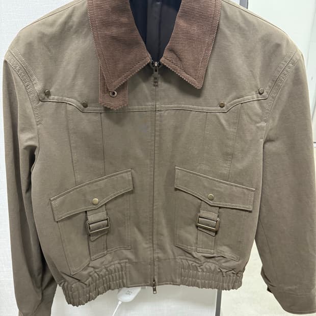 [44] 엘무드 체스터 헌팅 블루종 자켓 카키