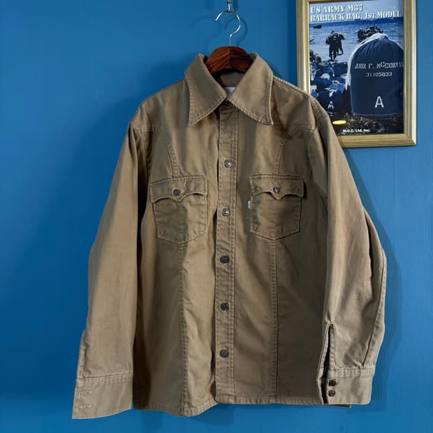 70’s USA Levis White tab  Moleskin JK