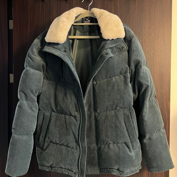 바쏘옴므 코듀로이 숏 파카 100