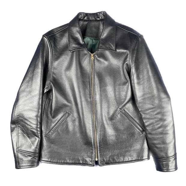 코지마진즈 소가죽 라이더 자켓 XL