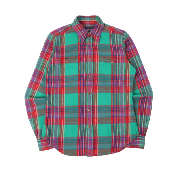 폴로 랄프로렌 플랩 포켓 체크 셔츠