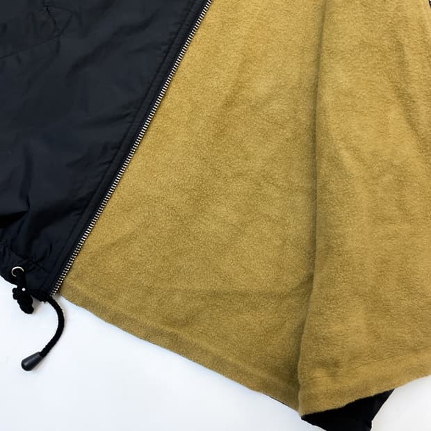 YVES SAINT LAURENT 입생로랑 90s 리플렉티브 로고 플리스 파카