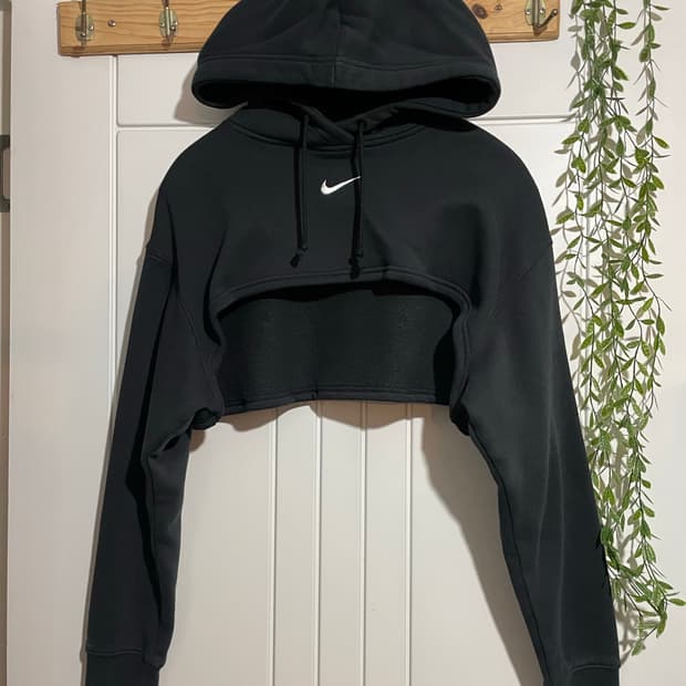 커스텀 후디 크롭탑 