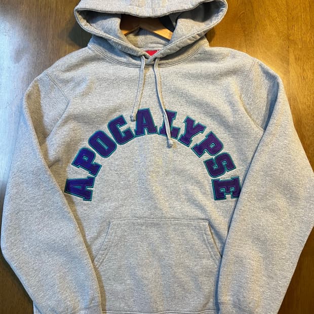 슈프림 아포칼립스 헤더그레이 후디