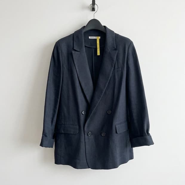 린넨 네이비 더블 자켓 🖤