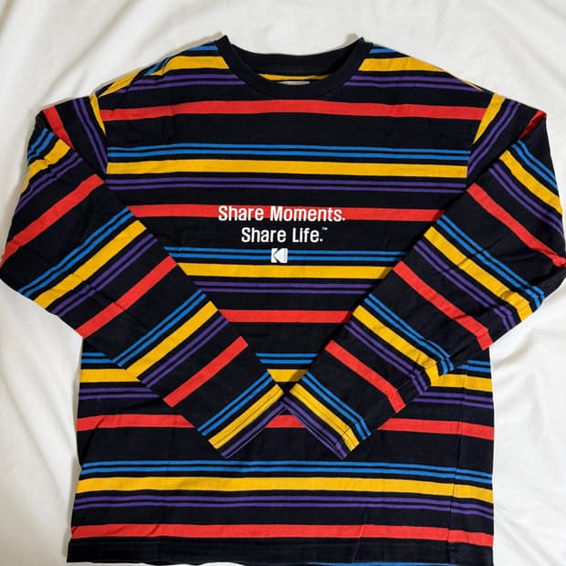 코닥 모먼트 스트라이프 롱슬리브 M