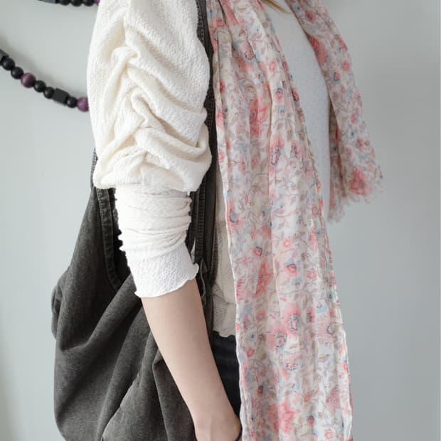 ray beams puff blouse