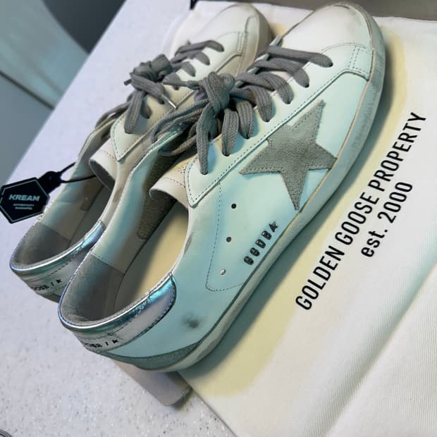 골든구스 실버탭 남성 41사이즈 풀박스 새상품