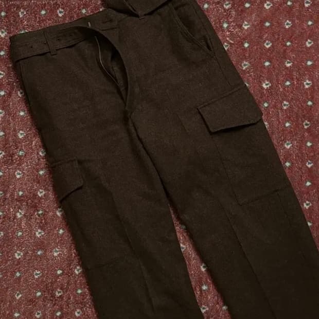 오라리 울 카고 팬츠