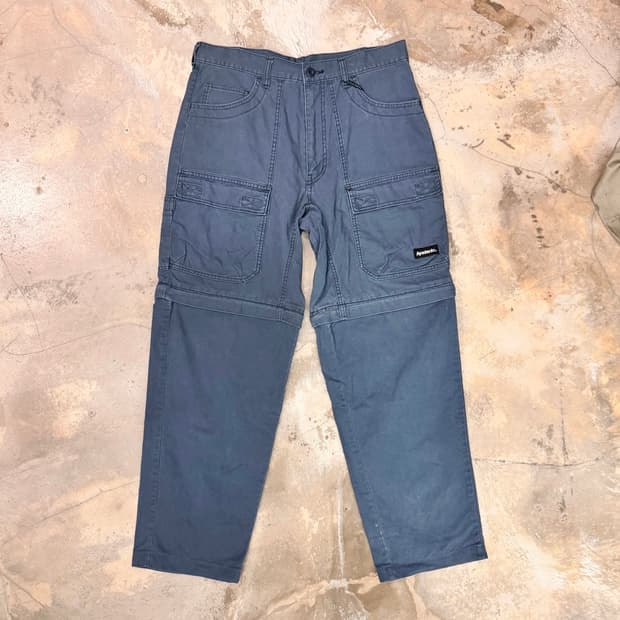 히스테릭글래머 2웨이 밀리터리 카고팬츠 네이비