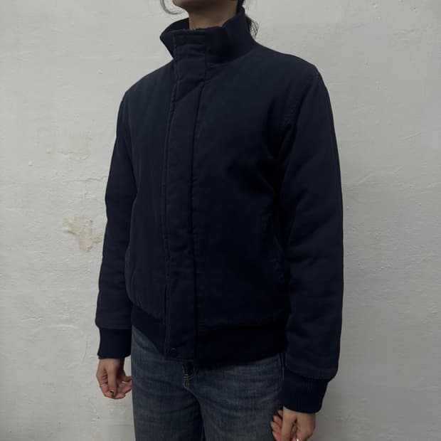 유나이티드 애로우즈 블루라벨 네이비 USN 복각 코튼 혼방 밀리터리 자켓