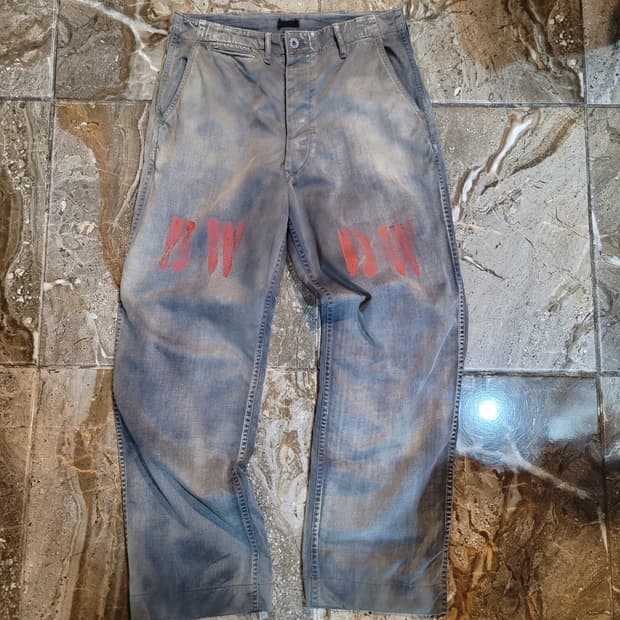 웨어하우스 40s 미육군 프리즈너 치노팬츠 