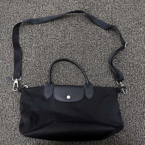 Longchamp 롱샴 여성 토트백 크로스백 블랙