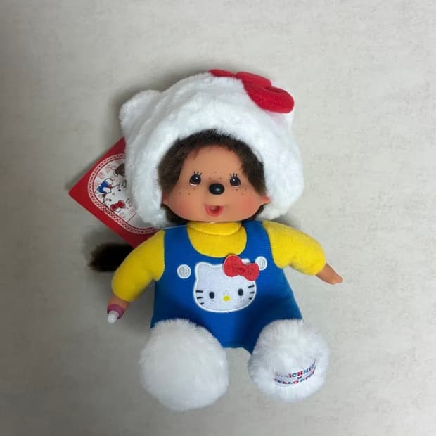 몬치치 x 헬로키티 인형 (새상품) 