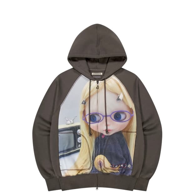 코이세이오  브라이스 돌 후드 집업 후디 브라운 미개봉 판매