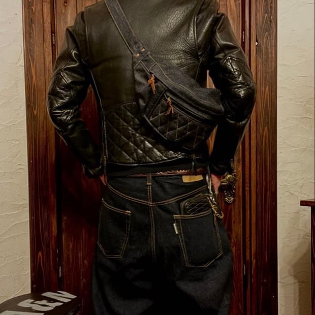 원피스 오브 락 데님 백 one piece of rock 기무라