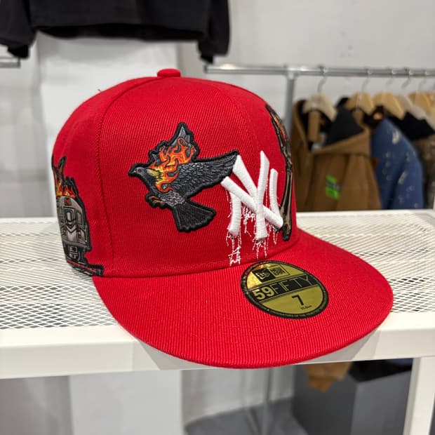 뉴에라 양키즈 지옥59FIFTY 7 볼캡 스냅백